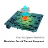 Akasa Ashton T ASUS Tinker Board 3N SBC Case su dviem vieno LAN prievadais, be ventiliatoriaus, juodas aliuminis