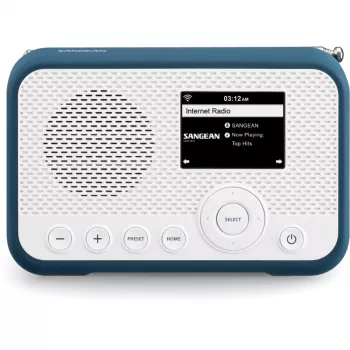 Sangean WFR-39 White - Ink Blue nešiojamasis internetinis radijo imtuvas