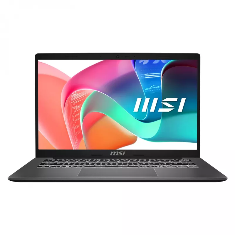 MSI Modern 14 F1MG-876FRNN nešiojamas kompiuteris, 14 colių Full HD IPS, Intel Core 5 120U, 16GB DDR4, 512GB SSD, Windows 11 Pro, prancūziška AZERTY klaviatūra