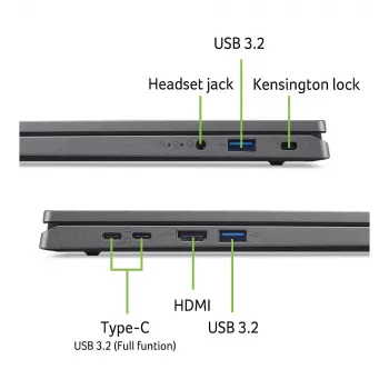 Acer Aspire Go 17 AG17-31P (NX.J45EG.013) - Intel N355 / 16 GB RAM / 512 GB SSD / 17,3 inch Full HD