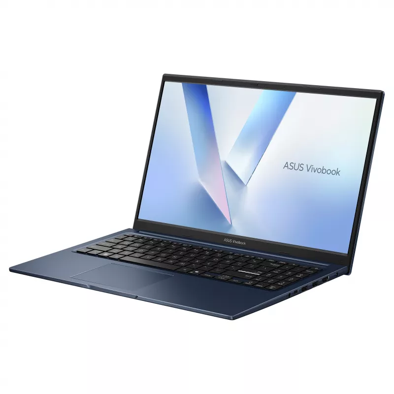 ASUS Vivobook 15 X1504VA-ISSBQ5707W nešiojamas kompiuteris, 15,6 colio Full HD IPS, Intel Core 3 100U, 8GB DDR5, 256GB SSD, Windows 11 Home, prancūziška AZERTY klaviatūra