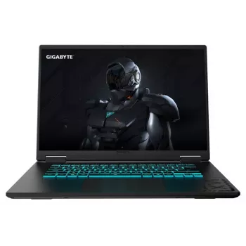Nešiojamas kompiuteris Gigabyte A16 – Intel Core i7-13620H, 16GB DDR5, 1TB SSD, RTX 5060, 16 colių 165Hz WUXGA, be OS, juodas