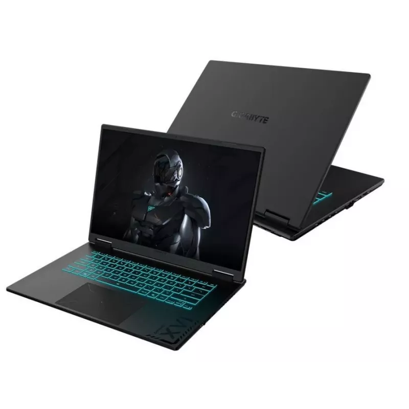 Nešiojamas kompiuteris Gigabyte A16 – Intel Core i7-13620H, 16GB DDR5, 1TB SSD, RTX 5060, 16 colių 165Hz WUXGA, be OS, juodas