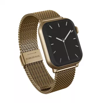 BURGA Metal Mesh Elegance Watch Band, Apple Watch 38/40 mm (Gold)