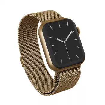 BURGA Metal Mesh Band, skirtas Apple Watch 42/44 mm (Gold)