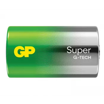 GP Batteries Super Alkaline D baterija 1,5 V 4 vnt. pakuotė (LR20) lizdinė pakuotė