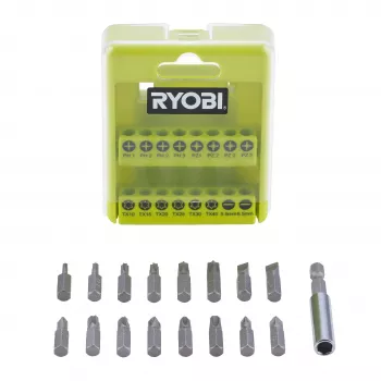 Ryobi RAK17SD 17 dalių atsuktuvų antgalių rinkinys