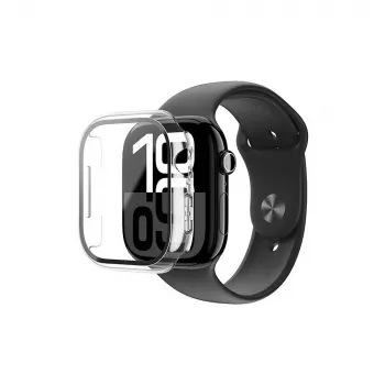 AMAZINGTHING Radix Glass Grūdinto stiklo dėklas Apple Watch 46mm – permatomas