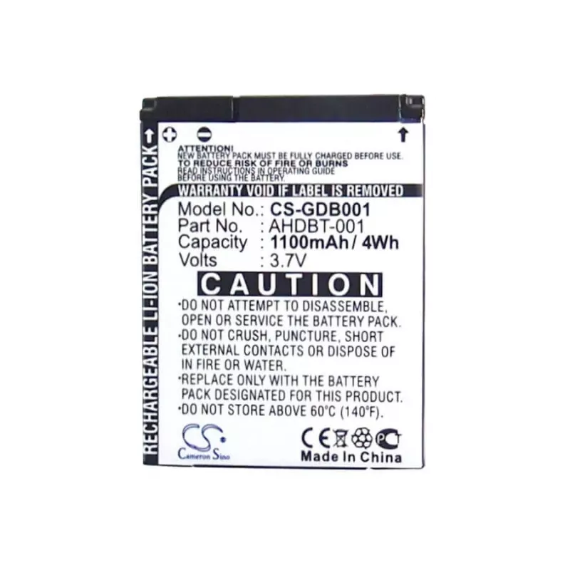 Cameron Sino baterija, tipo AHDT-001 / ABPAK-001 / AHDT-002, skirta GoPro Hero 2 / Hero / HD Hero – CS-GDB001