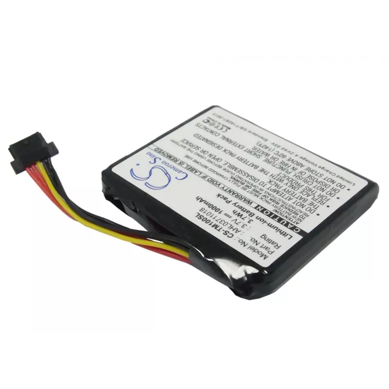 CAMERON SINOBattery AHL03711018 akumuliatorius, skirtas TomTom GO LIVE 1000, 1005, 2050 navigacijos GPS (CS-TM100SL)
