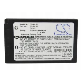 Cameron Sino Akumuliatoriaus Tipas BLS-5 / BLS-50 / PS-BLS5, skirtas Olympus