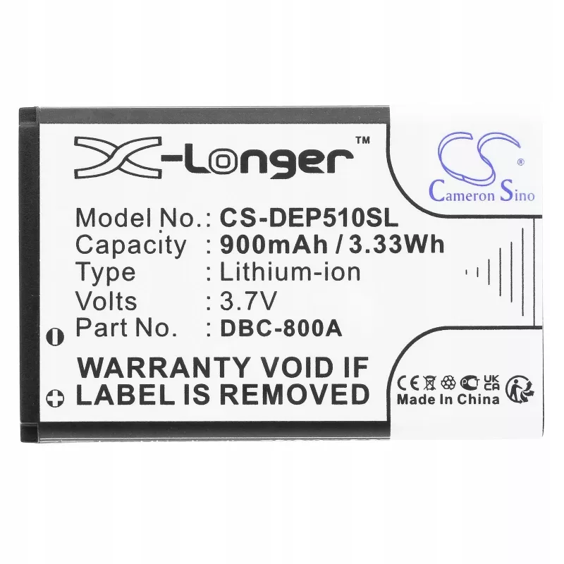 CAMERON SINO Akumuliatorius, skirtas Qilive 886337, Doro DBC-800A, Hagenuk F100, Simvalley CS-DEP510SL