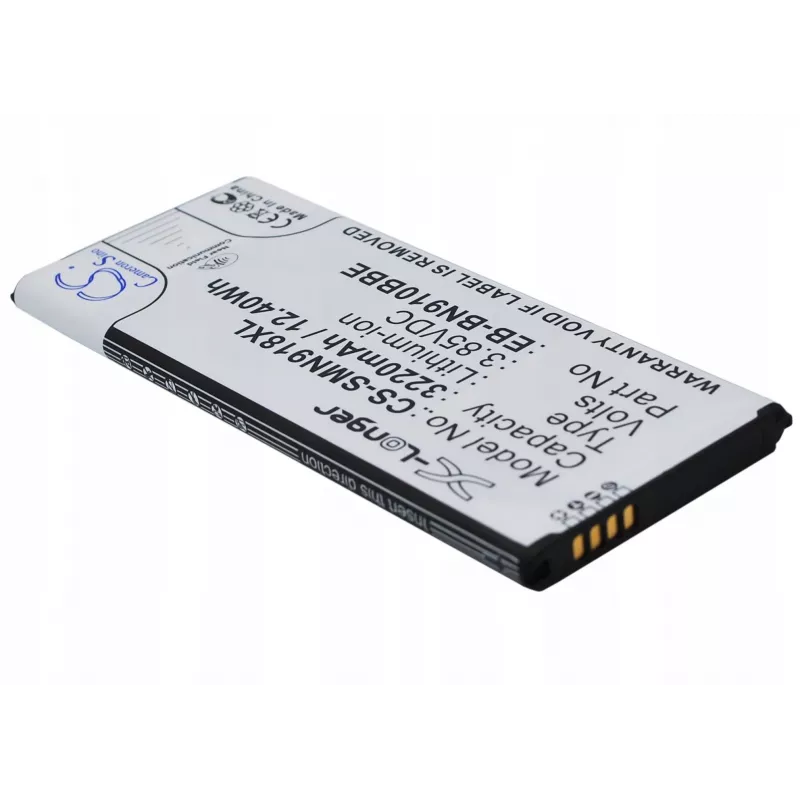 Cameron Sino Battery EB-BN910BBE, skirta Samsung Galaxy Note 4 (3220 mAh, 3,85 V, Li-ion, juoda)
