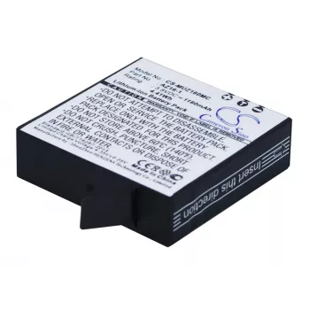 CAMERON SINO atsarginė baterija AZ16-1 / AZ16, skirta Xiaomi Yi 4K / 4K+ / Lite veiksmo kamerai – 1400 mAh 3,85 V Li-ion (CS-MUZ160MC)