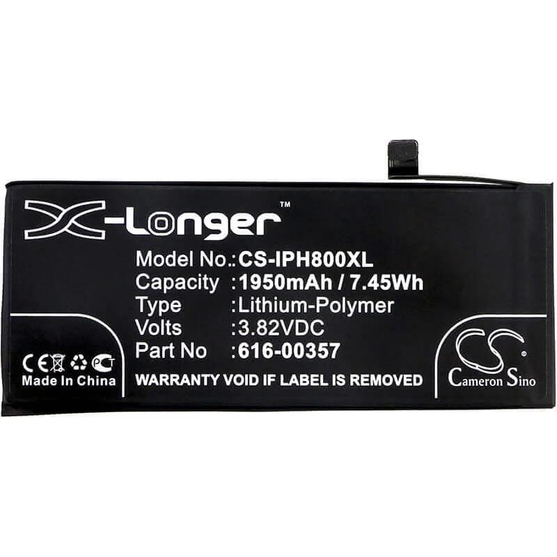 CAMERON SINO pakaitinė baterija Apple iPhone 8 (tipas 616-00357, 616-00358) – 2200mAh, Li-Po, CS-IPH800XL