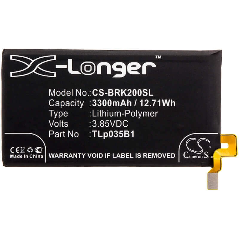 Cameron Sino akumuliatorius TLP035B1, skirta Blackberry Key2 BBF100 / CS-BRK200SL