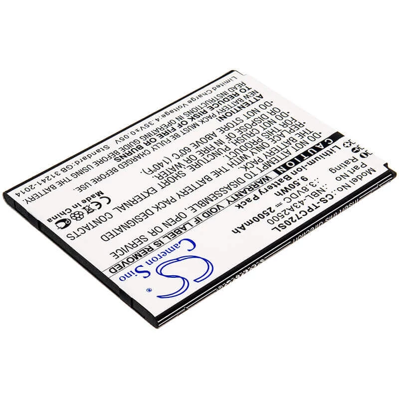 CAMERON SINO Baterija TP-Link Neffos NBL-43A2500, skirta C7s TP7051A TP7051C / CS-TPC720SL
