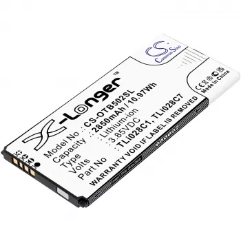 Cameron Sino Keičiamoji baterija TLi028C1 TLi028C7, skirta Alcatel 1B 2020 OT-5002 OT-5002A AT&T CS-OTB502SL