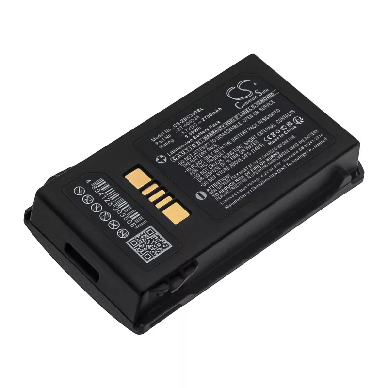 CAMERON SINO Akumuliatorius BT-000337 BT-000338, skirtas Zebra MC33 MC330K M MC3300 / CS-ZBC330BL