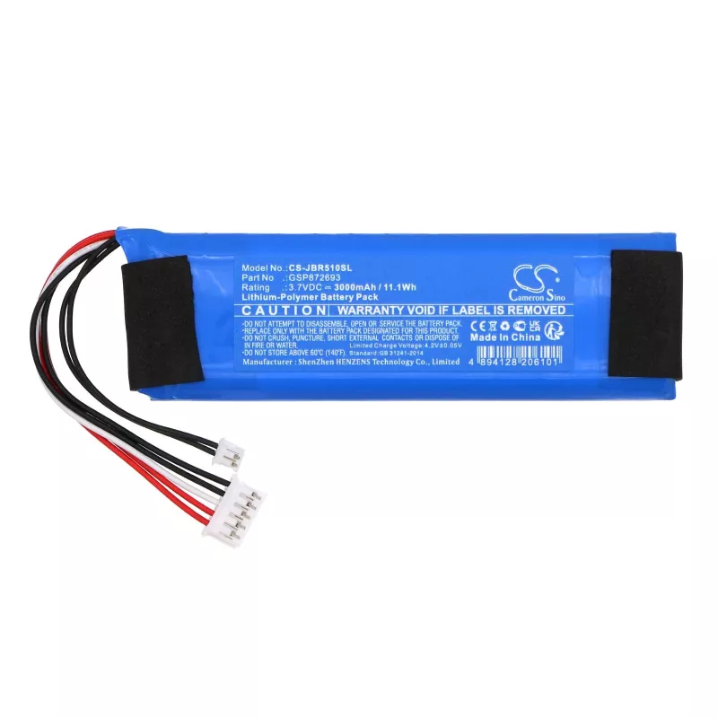 Cameron Sino baterija GSP872693, skirta JBL Bar 5.1 garsinei juostai, 3000 mAh / CS-JBR510SL