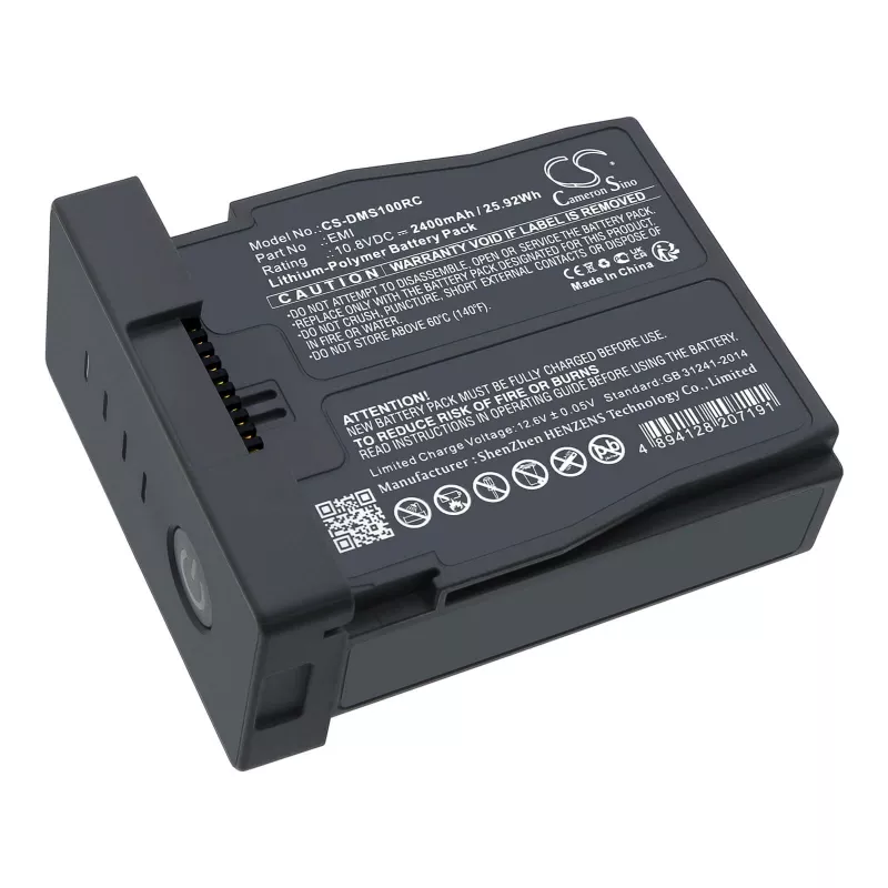 CAMERON SINO akumuliatorius, skirtas DJI RoboMaster S1, 2400mAh, 10,8V, Li-ion, juodas