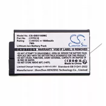 Cameron Sino baterija, skirta GoPro Max 2, 1800 mAh, ličio jonų, CPBB1B pakaitalas