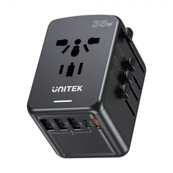 UNITEK Riad EU/US/UK/AUS PD 35W Travel Charger