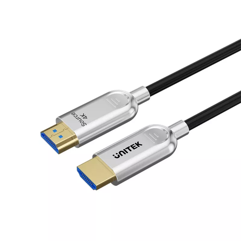 UNITEK HDMI 2.0 Active Optical Cable (AOC) 4K 60Hz 50m Black