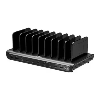 UNITEK 10-Port USB-C & USB-A 240W įkrovimo stotelė