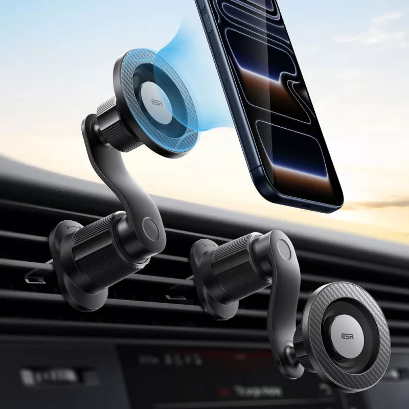 ESR OmniLock Magnetic MagSafe Vent Car Mount Black