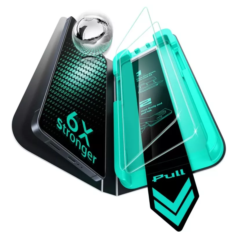 ESR UltraFit Armorite grūdinto stiklo ekrano apsauga 2 vnt. Samsung Galaxy S26 Ultra skaidri