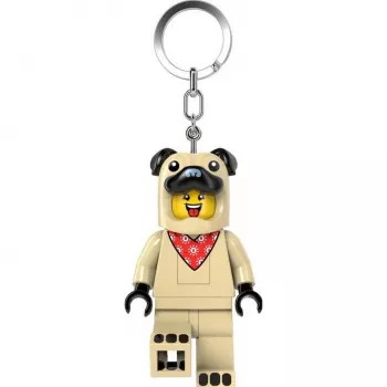 LEGO Minifigures Pug Keychain with LED Light LGL-KE213H