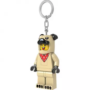 LEGO Minifigures Pug Keychain with LED Light LGL-KE213H