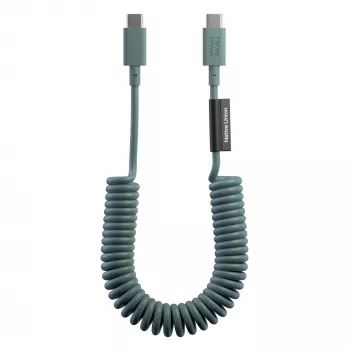 Native Union Pop Cable USB-C į USB-C 1,2 m 60W Slate Green