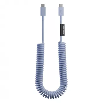 Native Union Pop Cable USB-C į USB-C 2,4 m 60 W Azur