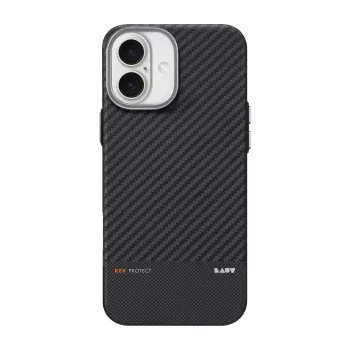 Laut Kev Protect Dėklas, skirtas iPhone 16, su MagSafe (Juodas)