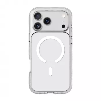 LAUT Crystal Matter X dėklas, skirtas iPhone 17 Pro su MagSafe (skaidrus)