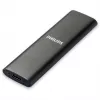 Philips External SSD 500GB Ultra Speed pilka spalva