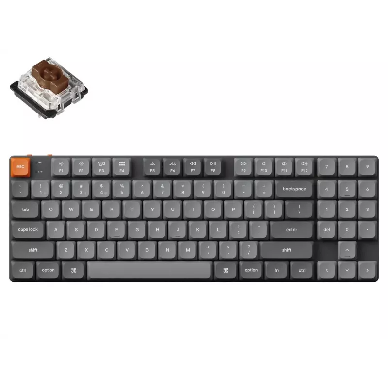 Keychron K13M-H3 80% Brown Switch RGB Hot-Swap mechaninė klaviatūra