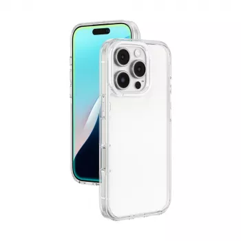 AMAZINGTHING Minimal Case, skirta iPhone 16 Pro – permatomas silikoninis dėklas