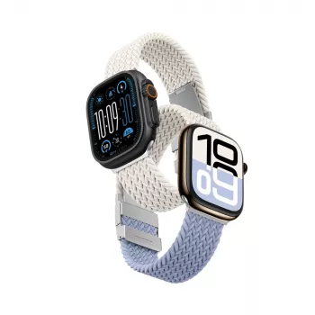 AMAZINGTHING Blend Band 2-Pack, Apple Watch 45/46/49 mm - Starry Blue / Starlight