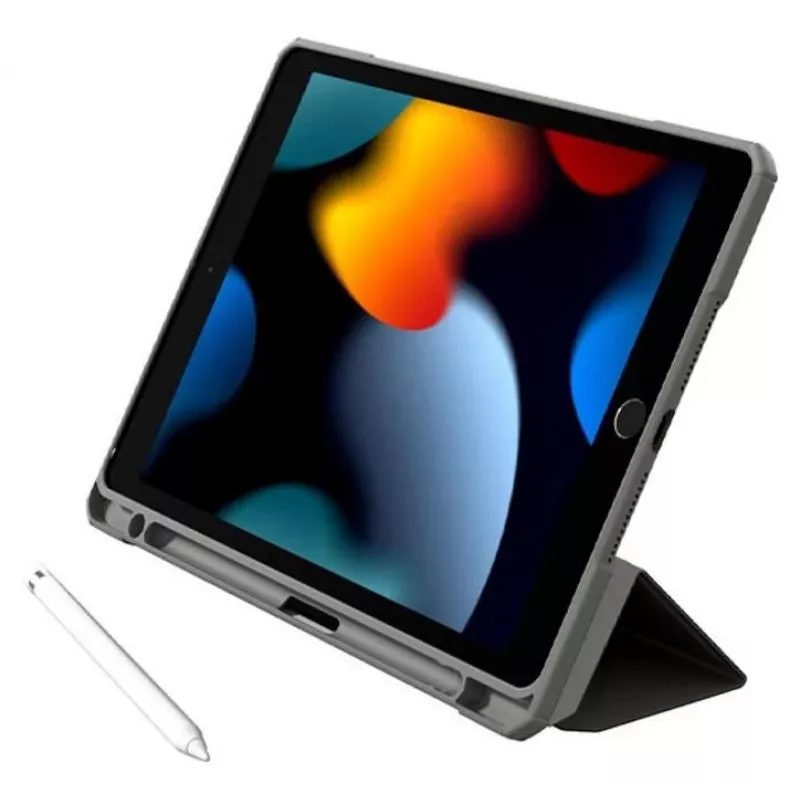 AMAZINGTHING Titan Pro Folio Case, skirta iPad Air 11 M3/M4 (2025/2026) – Pilka