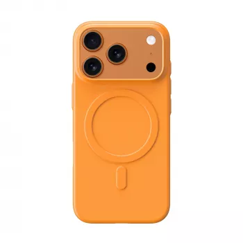 AMAZINGTHING Minimal Air Case, skirta iPhone 17 Pro Max su MagSafe – oranžinė