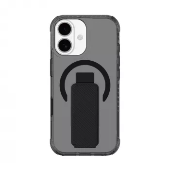 AMAZINGTHING Titan Pro Holder Case, skirta iPhone 17 su MagSafe – juoda