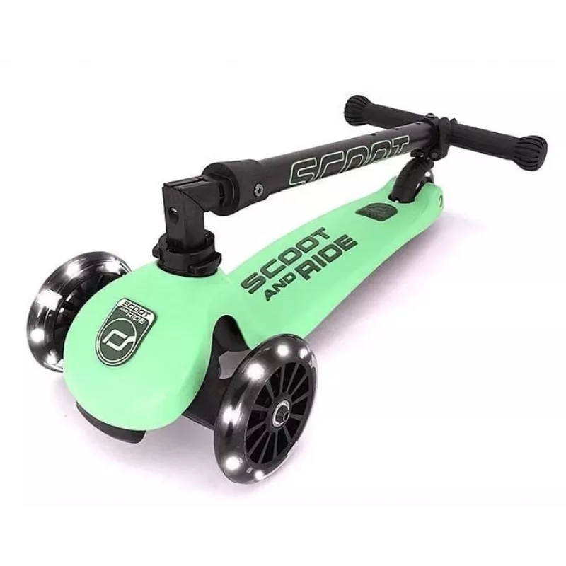 Scoot & Ride Highwaykick 3 LED Kiwi 3 ratų paspirtukas