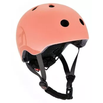 Scoot & Ride Kask S-M Peach Vaikiškas Daugiafunkcinis Šalmas