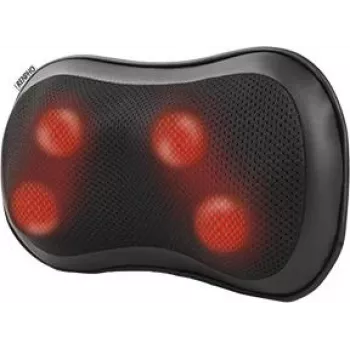 RENPHO Shiatsu masažo pagalvėlė su šildymo funkcija, juoda (RP-NM068)
