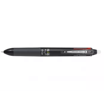 PILOT PEN FriXion Ball 4 Erasable Gel Pen 4-in-1 Black Barrel 0,5 mm Extra Fine
