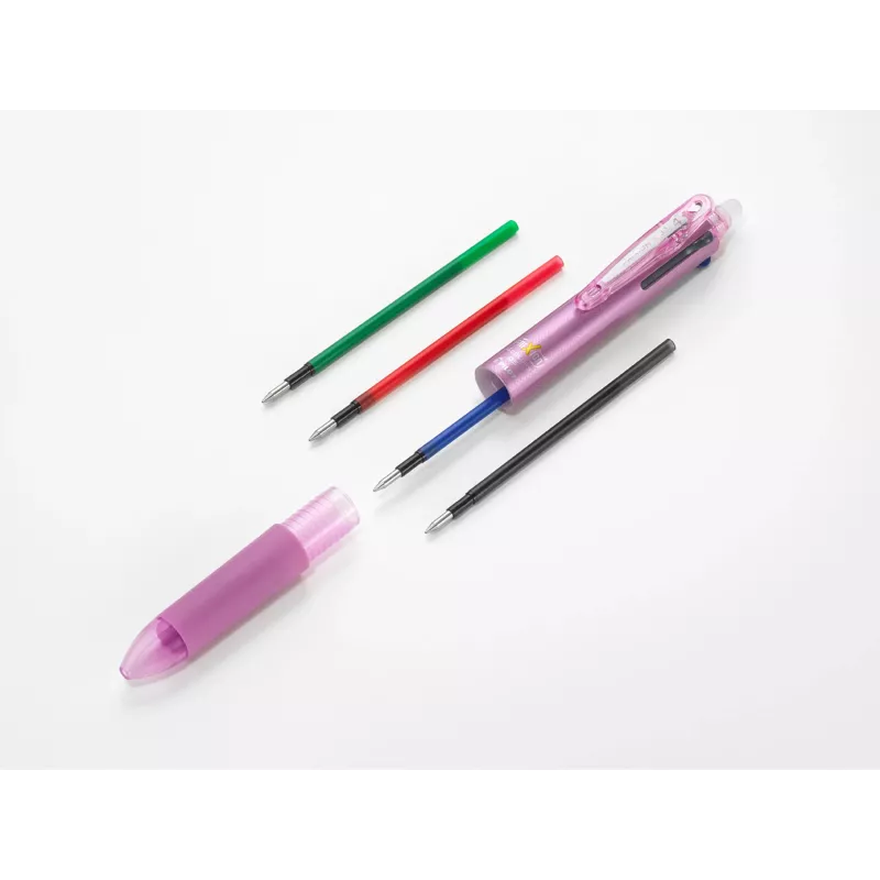 PILOT PEN FriXion Ball 4 Erasable Gel Pen 4-in-1 Black Barrel 0,5 mm Extra Fine