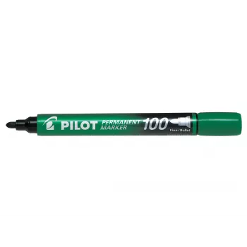 Pilot Pen 100 Permanent Marker Green 1,0 mm